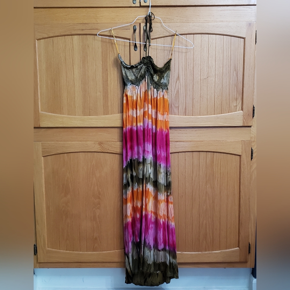 Raviya Size Large Maxi Halter Bathing Suit Cover or Dress.